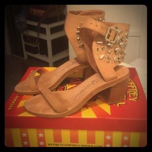 Jeffrey Campbell $195 Des Moines studded sandals!